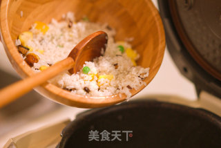 节气食单  |   霜降  南瓜栗子香菇饭的做法步骤：9